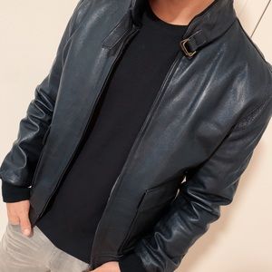 Italian Leather and Cashmere Jacket
